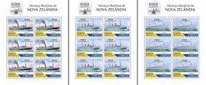 Guinea-Bissau - 2020 NZ Maritime Heritage - 3 6 Stamp Sheets - GB200213d