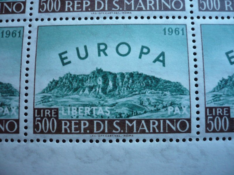 Europa 1961 - San Marino - Souvenir Sheet
