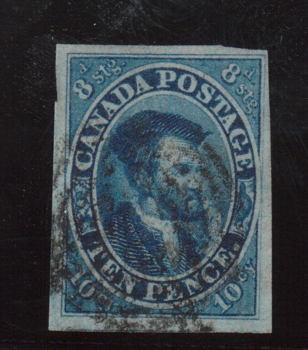 Canada #7 VF+ Used With Large Margins **With Certificate**