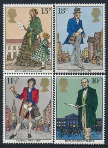 Great Britain Sc#871-874 Rowland Hill Edinburgh (1979) MNH