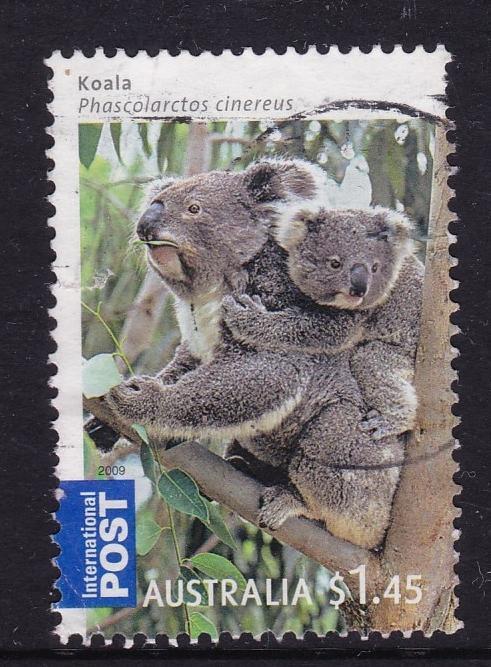 Australia -2009 Bush Babies - Koala -Internationa post $1.45