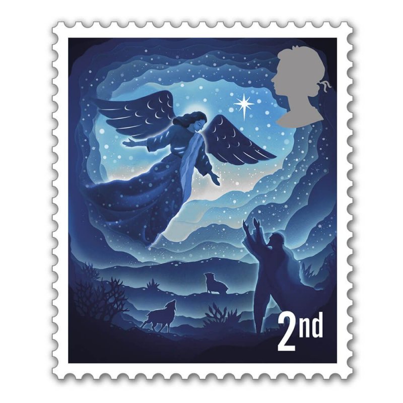 UK stamps - Set of Christmas Stamps 2019