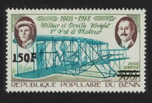 Benin Brothers Wright Aviation Ovpt 1994 MNH MI#666