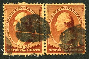 U.S. #210 USED PAIR