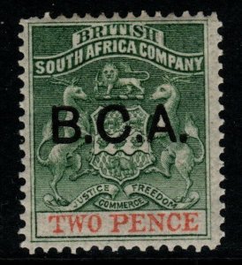 NYASALAND SG2 1891 2d SAGE-GREEN & VERMILION MTD MINT