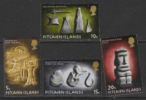 PITCAIRN ISLANDS SG116/9 1971 POLYNESIAN PITCAIRN  MNH