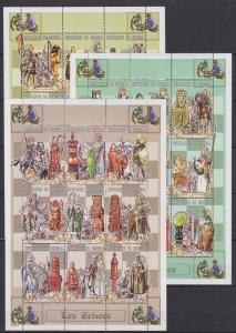 SENEGAL 3 SHEETS CHESS