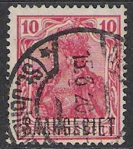 Saar #43 Germania Overprinted Used