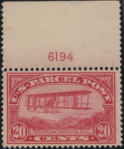 U.S. Q8 FVF NH Plate Sgl. (81719)