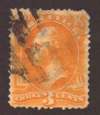 United States - Space Filler Stamp Scott # O3 Used  Hinged