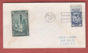 #735 Byrd Expedition - National Stamp Expo Cachet AB10
