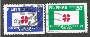 Philippines 1245-1246 Complete Used SC: $.60