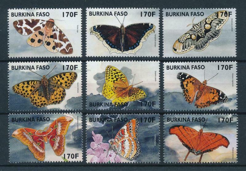 [97736] Burkina Faso 1998 Insects Butterflies  MNH