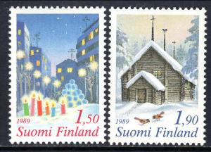 Finland 808-809 Christmas MNH VF