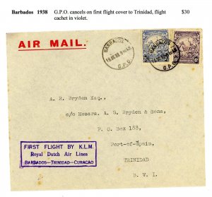 Barbados 1938 Cover