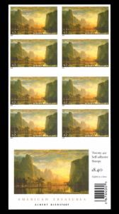 ALBERT BIERSTADT  #4346a American Treasures Convertible Pane of 20 42¢  (wa985)