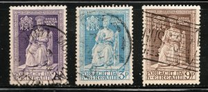 1950 Ireland Eire Sc #142-144 - Statue of St.Peter used stamp set cv$27