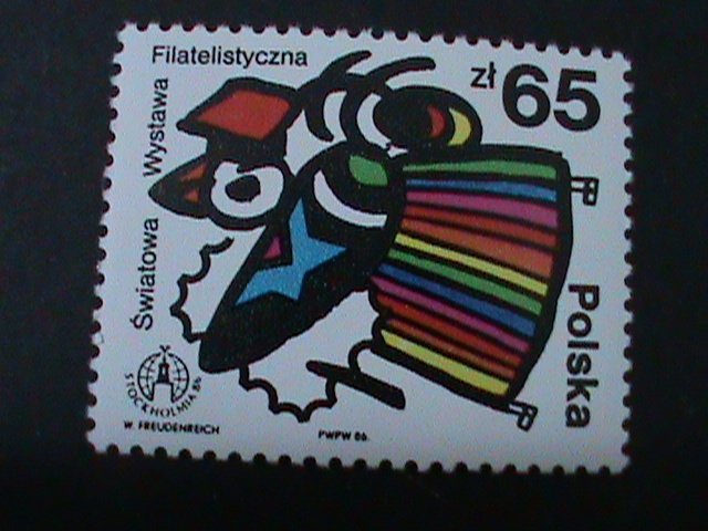 POLAND-1986-SC#2756 STOCKHOLMIA'86 STAMPS SHOW MNH VF COMPLETE SET