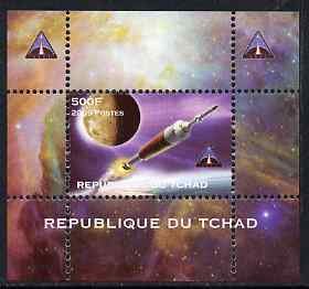 CHAD - 2009 - Space, Ares Mission #1 - Perf De Luxe Sheet - MNH - Private Issue