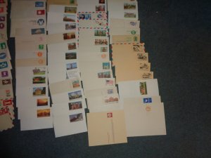 US POSTAL STATIONARY COLLECTION, MINT, ENTIRES, OVER 100+ ITEMS