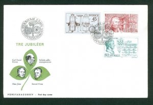 Sweden.  Fdc 1974 Cachet. Sulphite Pulp Processing 100 Year Engraver.Jakus-Wallh