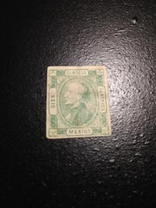 Mexico sc 93a m w/o overprint unwmk