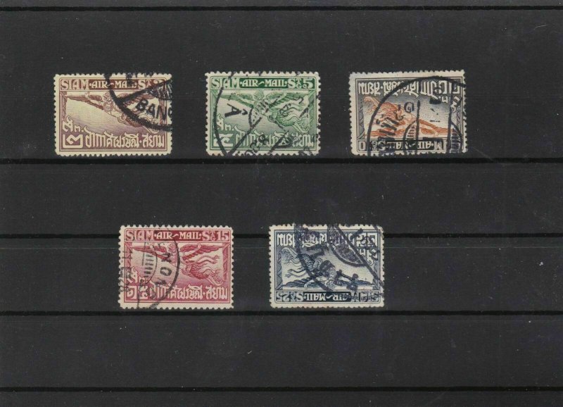 thailand 1925 air stamps ref 11548