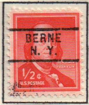 U.S. Precancel - New York, Berne