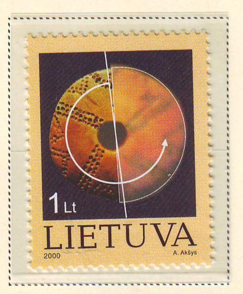 Lithuania Sc 683 2000 Millennium stamp mint NH