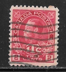 Canada MR3: 2c +1c George V, used, VF