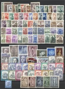 AUSTRIA, COLLECTION MINT NEVER HINGED 1945-1979	