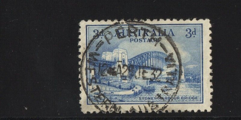 Australia 1932 3d Sydney Harbour Bridge SG142 - used (35800)