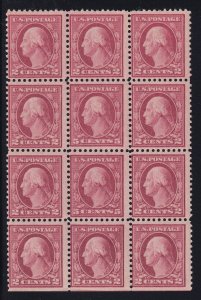 505 F-VF double error block of 12 all stamps never hinged nice color ! see pic !