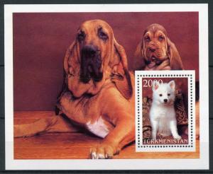 Turkmenistan MNH Dogs 1v M/S Pets Domestic Animals Dog Stamps