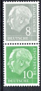 Germany Bund Scott # 707, 708, mint nh, se-tenant, S47