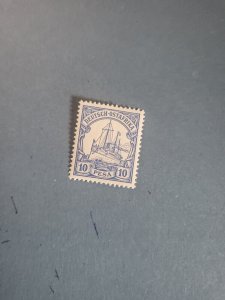 Stamps German East Africa Scott #14 hinged