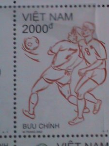 ​VIETNAM 2002-SC#3132 WORLD CUP SOCCER CHAMPIONSHIPS-JAPAN-KOREA-MNH S/S VF