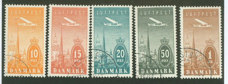 Denmark #C6-10  Single (Complete Set)