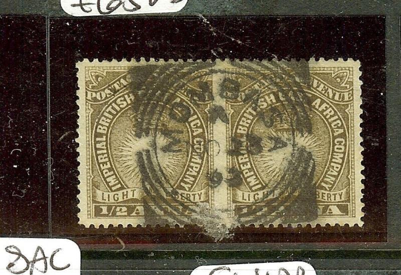 BRITISH EAST AFRICA (P3010B) 1/2A  SUN HORIZ PR IMPERF BETWEEN  SG4BB  VFU