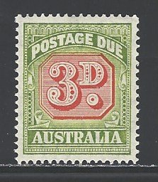 Australia Sc # J74 mint never hinged (BC)