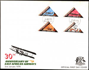 Kenya Uganda & Tanganyika, Aviation, Worldwide First Day Cover