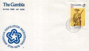 Gambia, First Day Cover, Americana