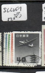 JAPAN  AIR MAIL     SC C25-29      VFU         P0601H