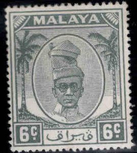 MALAYA Perak Scott 109 MH* sultan stamp