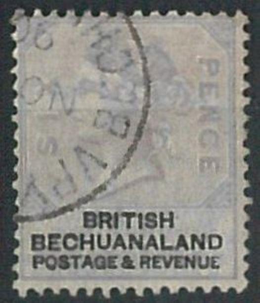 70321 - British BECHUANALAND - STAMP: Stanley Gibbons # 14 lot of 6 Used stamps