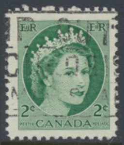  Canada  Sc# 338  Used QE II 1954 see details  / scans