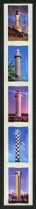 Australia SG2633a 2006 Lighthouses of the 20th Century S-A Strip of 5 U/M