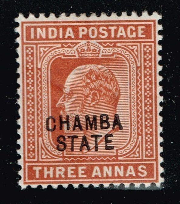 Chamba SG# 34, Mint Hinged, Hinge Remnant    Lot 083114