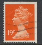 GB Machin 19p  SG X956  Scott MH106 Used ex booklet   please read details