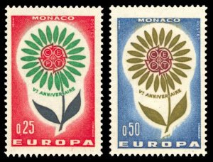 Monaco 1964 Scott #590-591 Mint Never Hinged